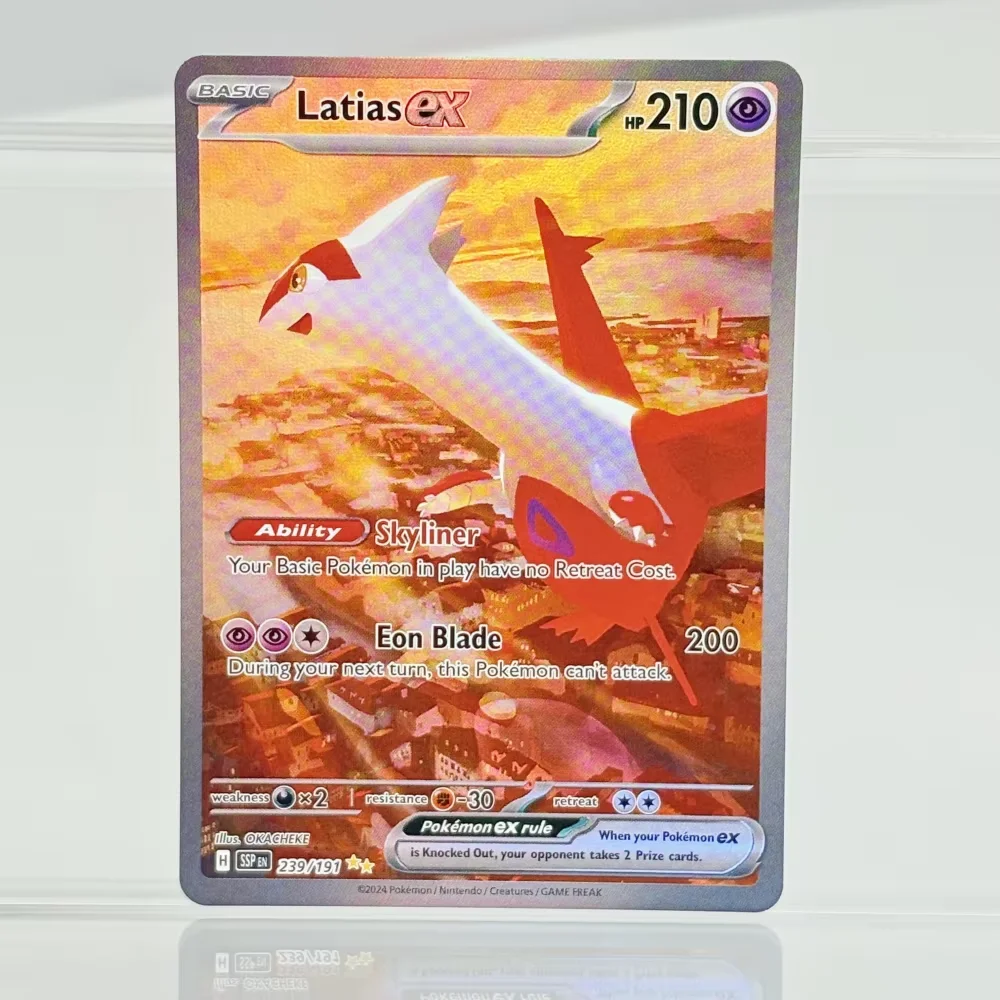 Holographic Game Trading Collection PTCG Proxy Cards Charizard Pikachu Mew EX Singl PKM Folienkarten PROXY Card