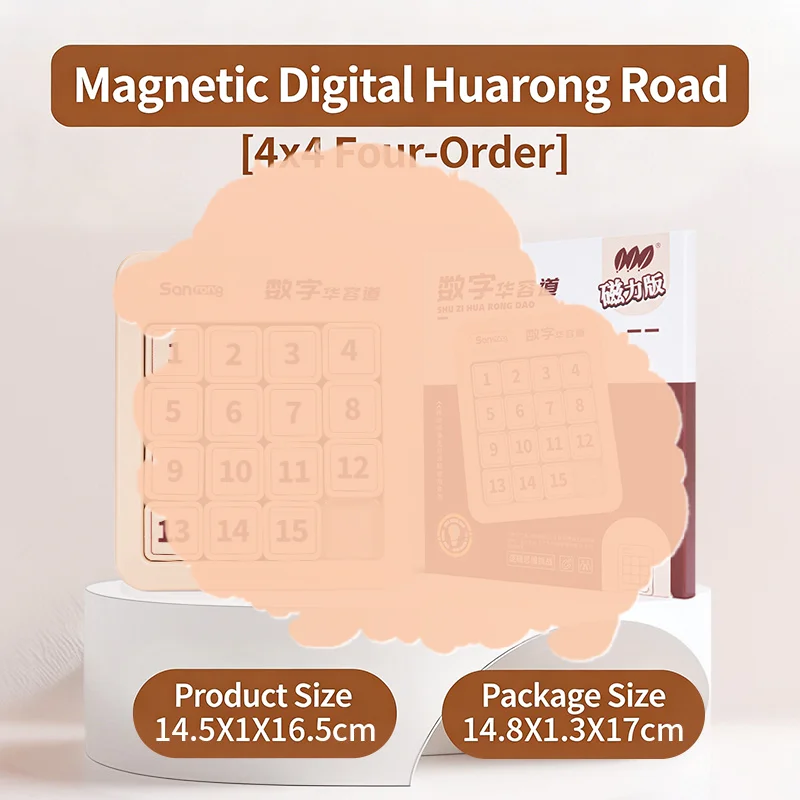 Children's Digital Huarong Road Math Educational Toys Logic Thinking Training Toys For School Students