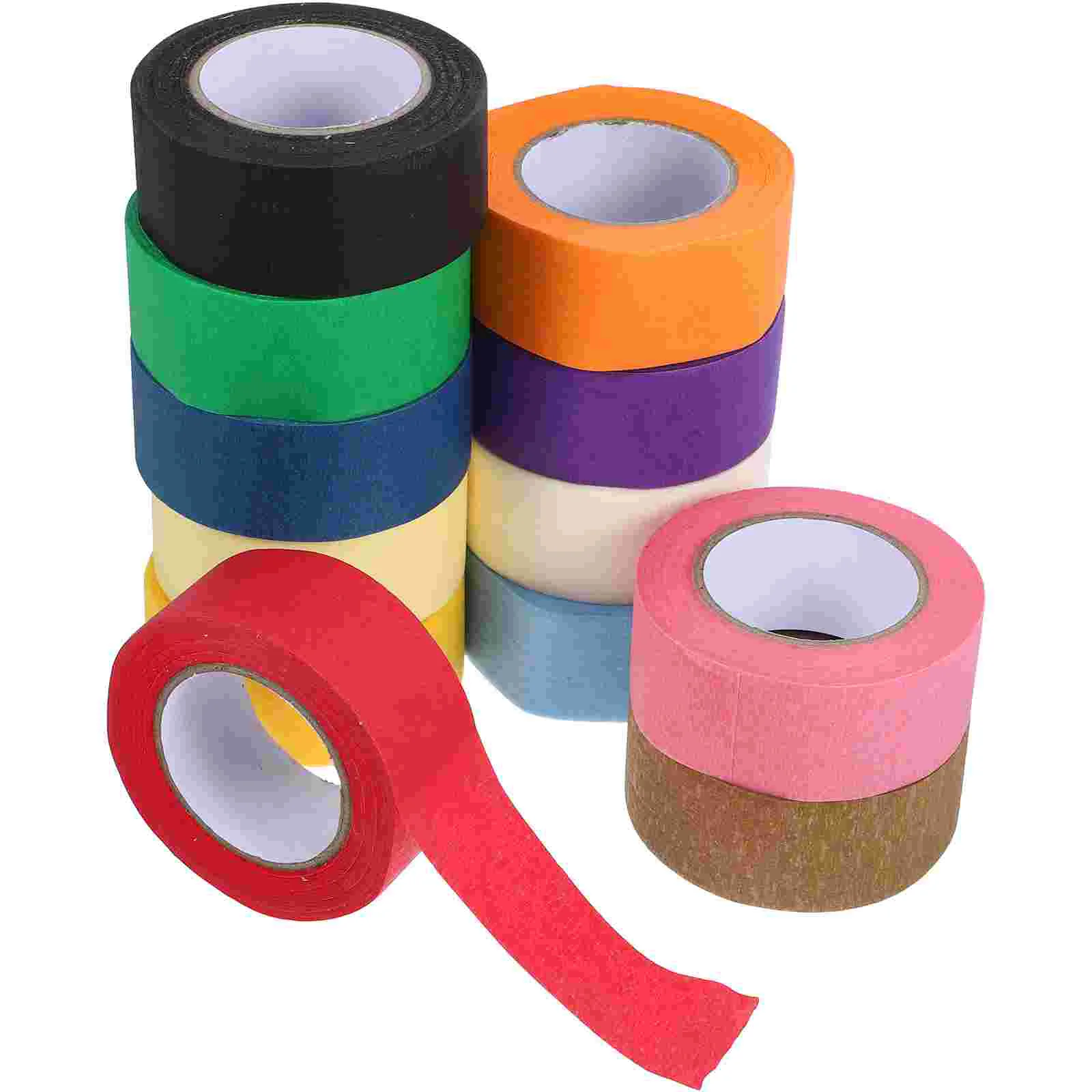 

Colorful Painter's Tape Journaling Supplies DIY Washi Adhesive Decoration Decorative Wrapping for Present Scrapbook Planner