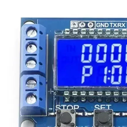 Industrial Timer Relay Module DC 6-30V And USB 5V Switch With LCD Display For Precision Timing Control In Automation