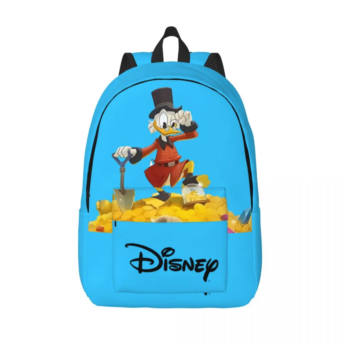 Scrooge Mc Duck Laptop Bag Disney Cartoon Character Donald Duck Preschool Dual-Use For Work Office Compartment Children's Bags