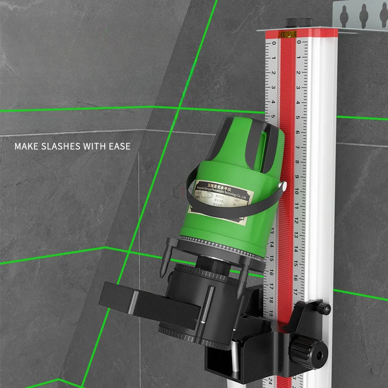 Imagem -05 - Laser Nível Bracket Gypsum Board Mount Gradienter Estável Jig Suporte de Parede de Alumínio para Nível de Espírito Elevador Suporte Rod Ajustável