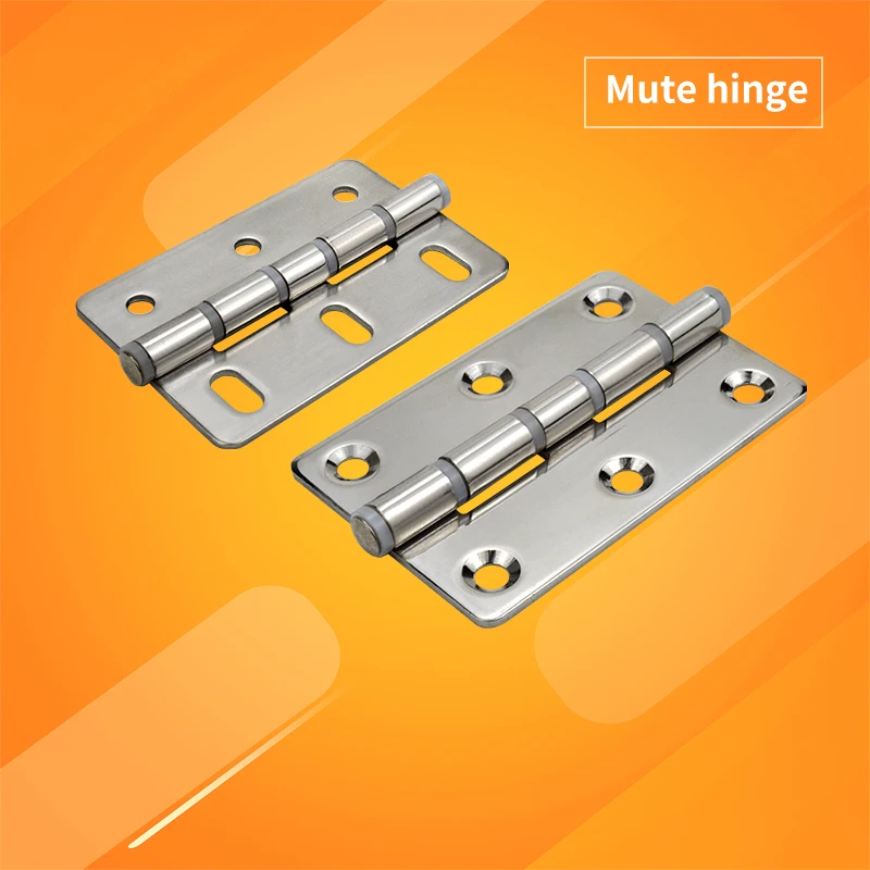 

304 Stainless Steel Hinge Mute Flush Folding Industrial Electric Cabinet Door Cushion Hinge Direct Sale