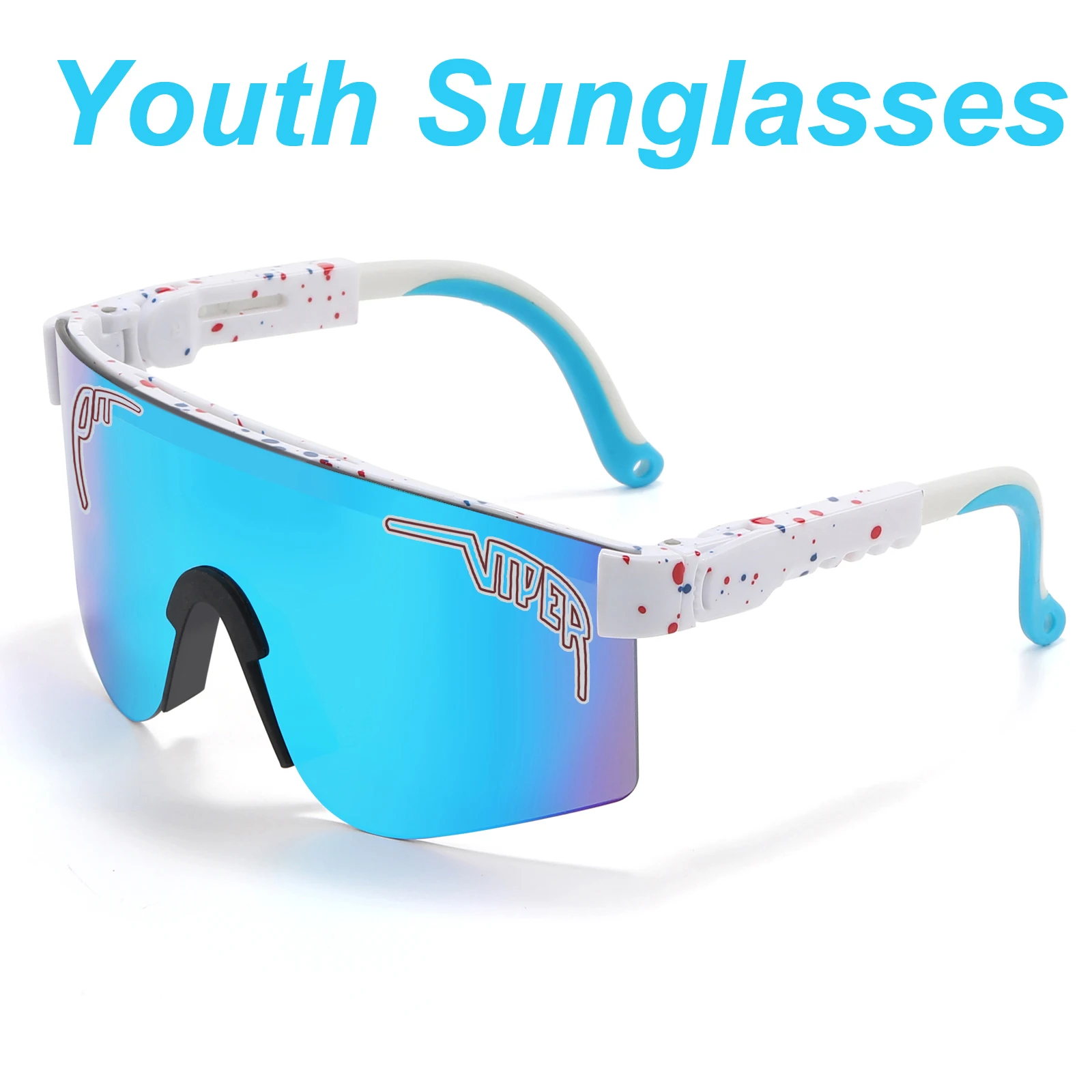 Youth Sunglasses Boys Girls Kids Pit Viper Sun Glasses Small head Adult Men Women Eyewear Outdoor Cycling Driving Shades Sport