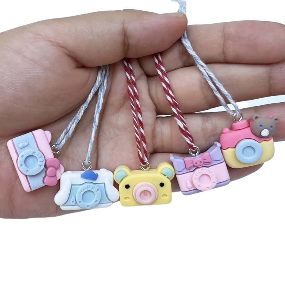 Dollhouse Miniature Dollhouse Cartoon Camera Simulation Toys Camera Cute Mini Cartoon Doll Fan Fan Shape Mini