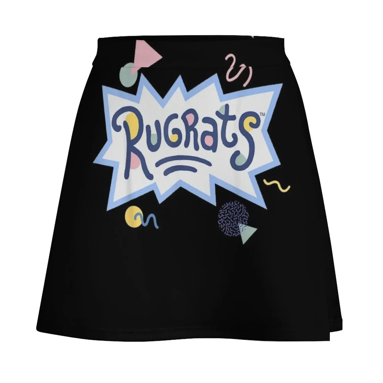 Classic Retro Vintage Logo Title Graphic T-Shirt Logo Cheap Mini Skirt rave outfits for women korean fashion Mini Skirt