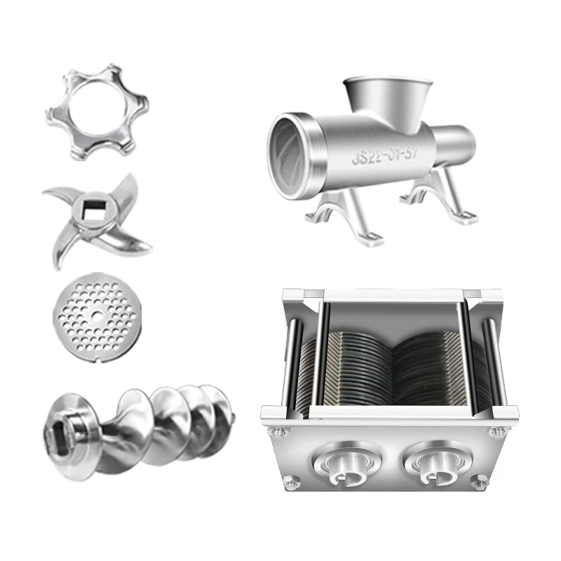 Meat Grinder Commercial Stainless Steel Electric Detachable High-power Minced Meat Slicing Multi-functional Meat Sausage Machine