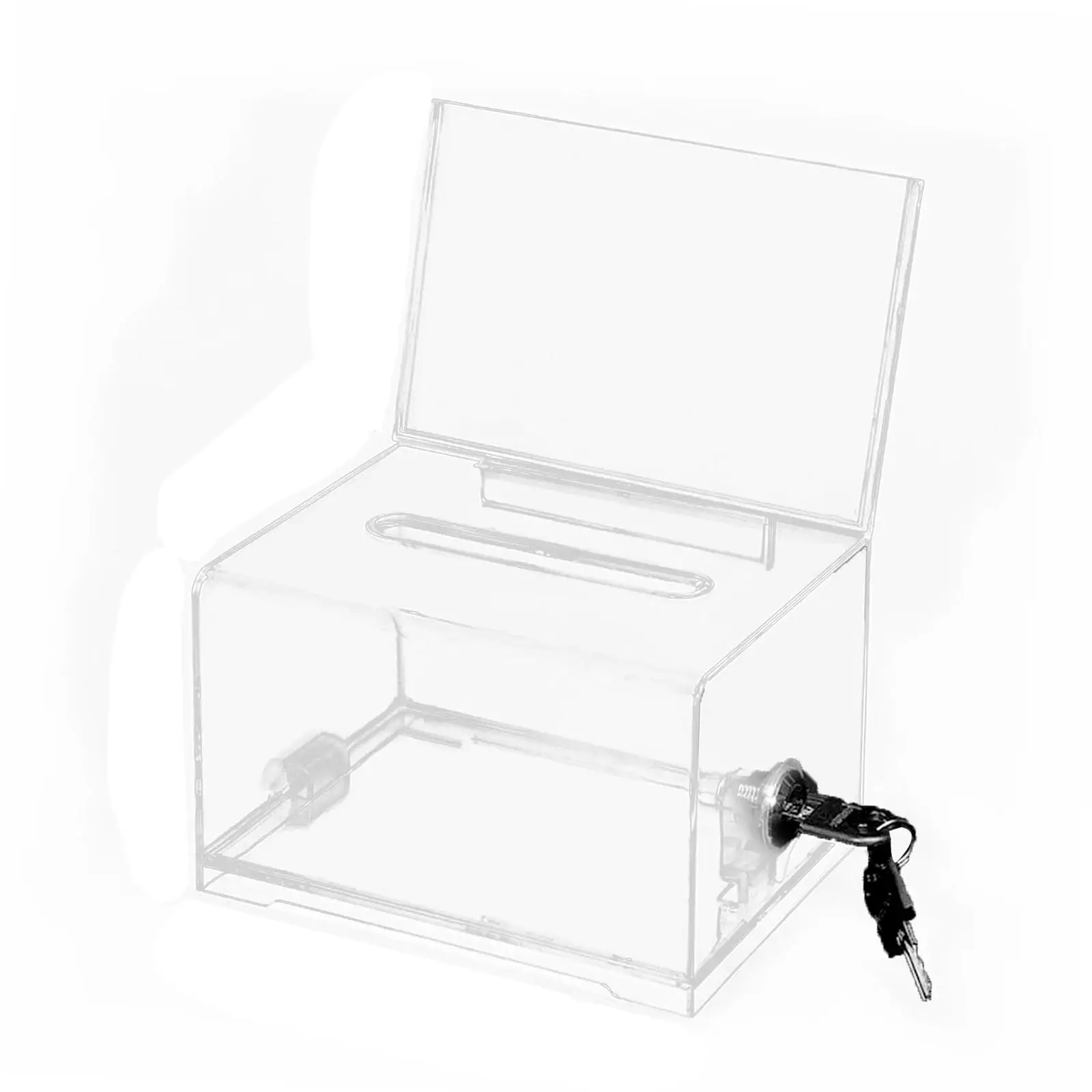 Voting Box Multifunctional Charity Ballot Case Ticket Container