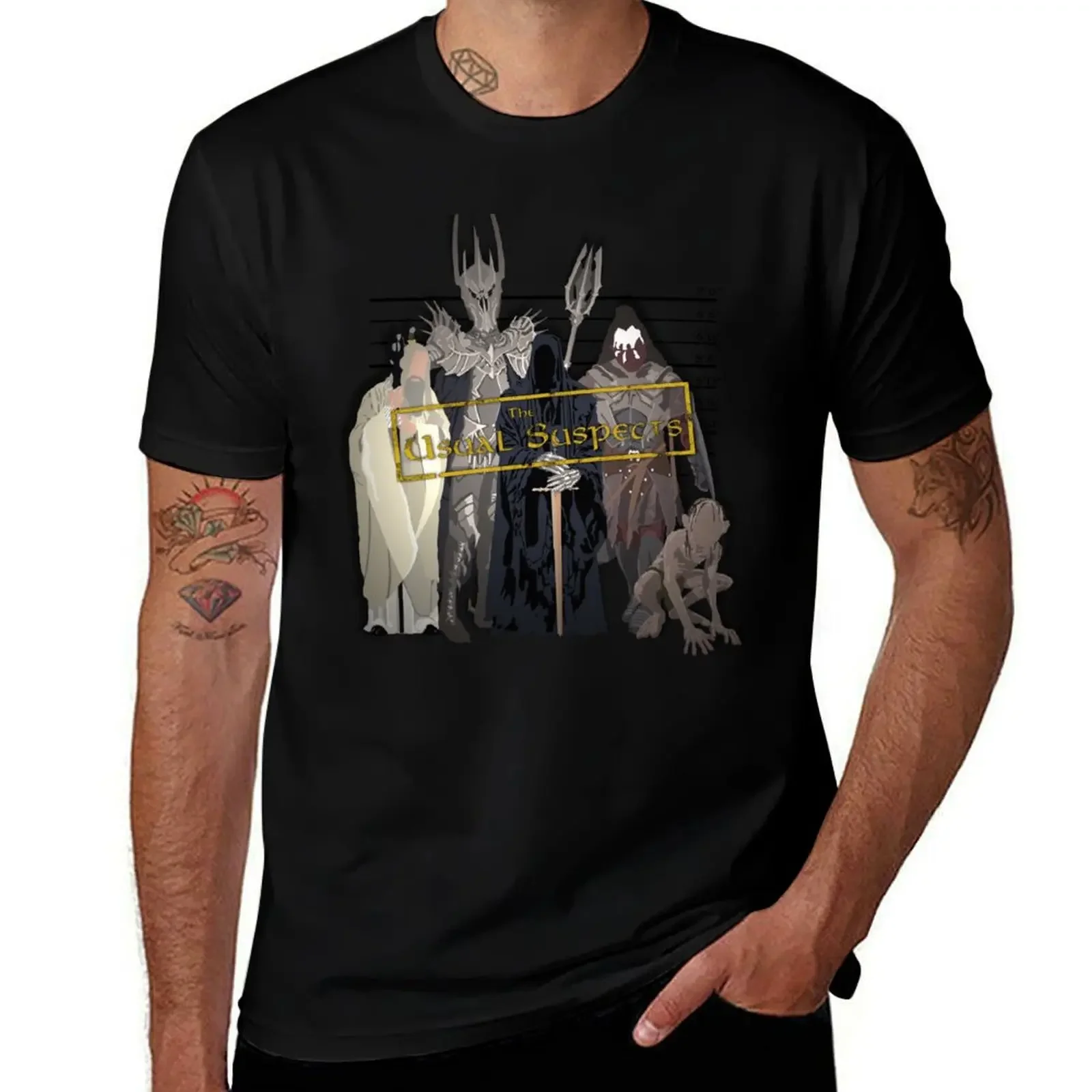 The Usual Suspects - Villains T-Shirt aesthetic clothes shirts graphic fruit of the loom mens t shirts