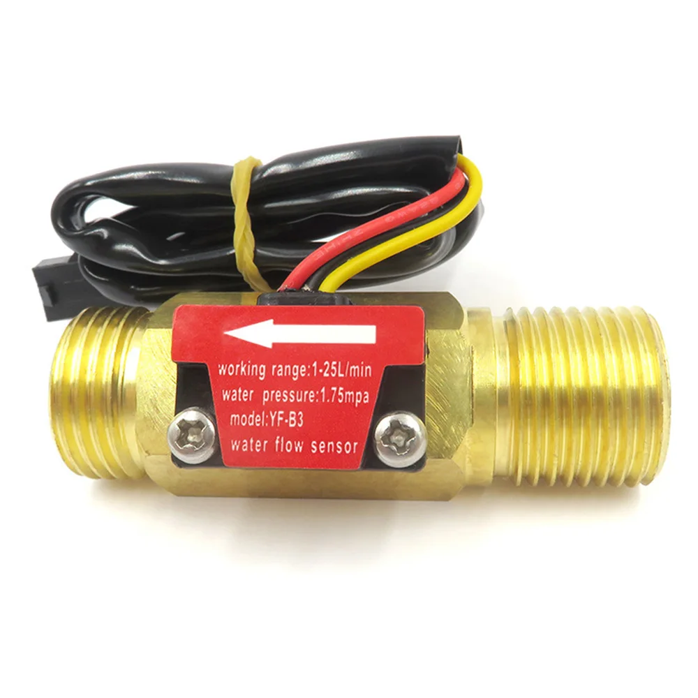 Imagem -02 - Hall Flow Sensor Turbina Medidor de Fluxo de Água 125l por Min Yf-b1 Yf-b2 Yf-b3 Bsp g1 2