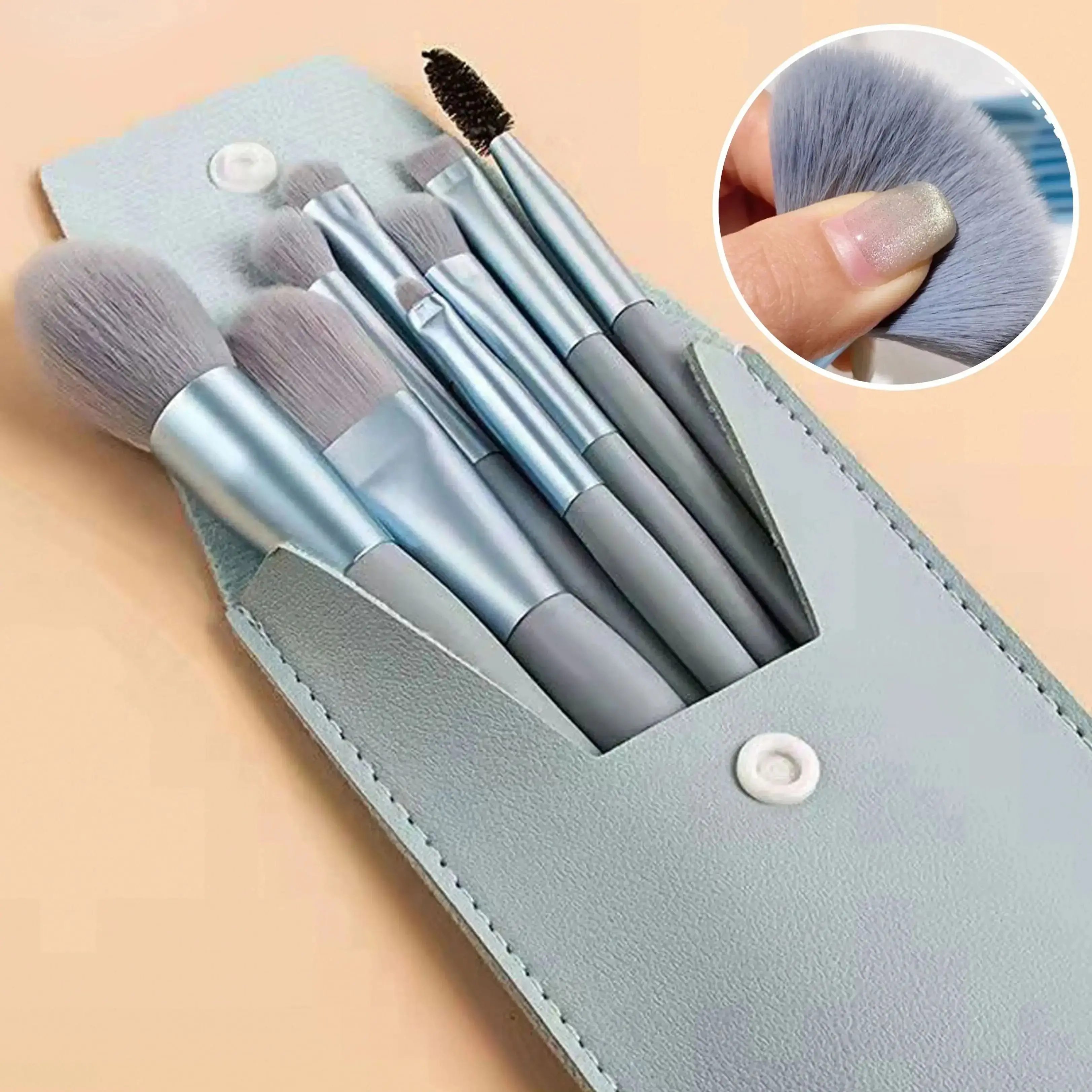 8pcs Soft Fluffy Makeup Brushes Set For Cosmetics Foundation Blush Powder Eyeshadow Blending Make Up Brushes Beauty Makeup Tools image 3