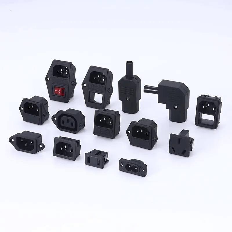 AC Power Socket Full Copper AC-01 AC-02 AC-03 AC-04 AC-06 AC-013 AC-013A AC-14-F16 Connector Plug Male Female Socket 250V 10A