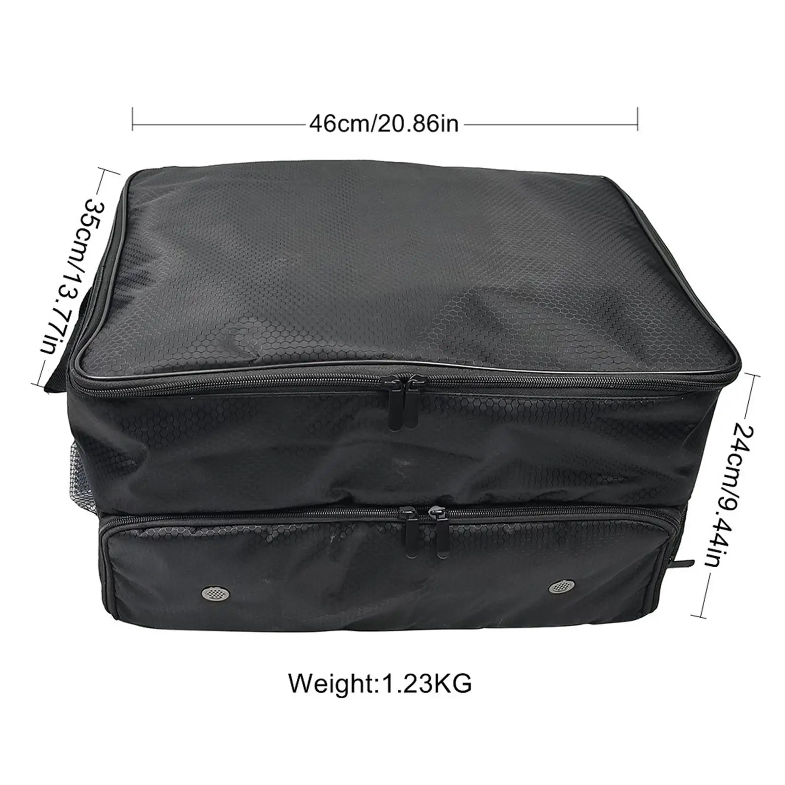 

Golf Trunk Organizer Durable 2 Layer Golf Storage Bag Travel Bag for Accessories, Clothes, Great Gift Idea for Golfers
