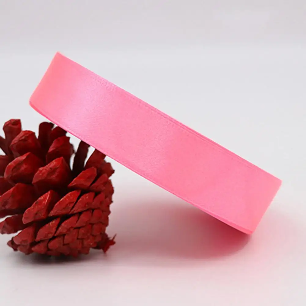Multi-function Ribbon Gift Wrapping Ribbon 2cm Solid Color Polyester Ribbon for Packaging Wedding Decorations Cake Boxes