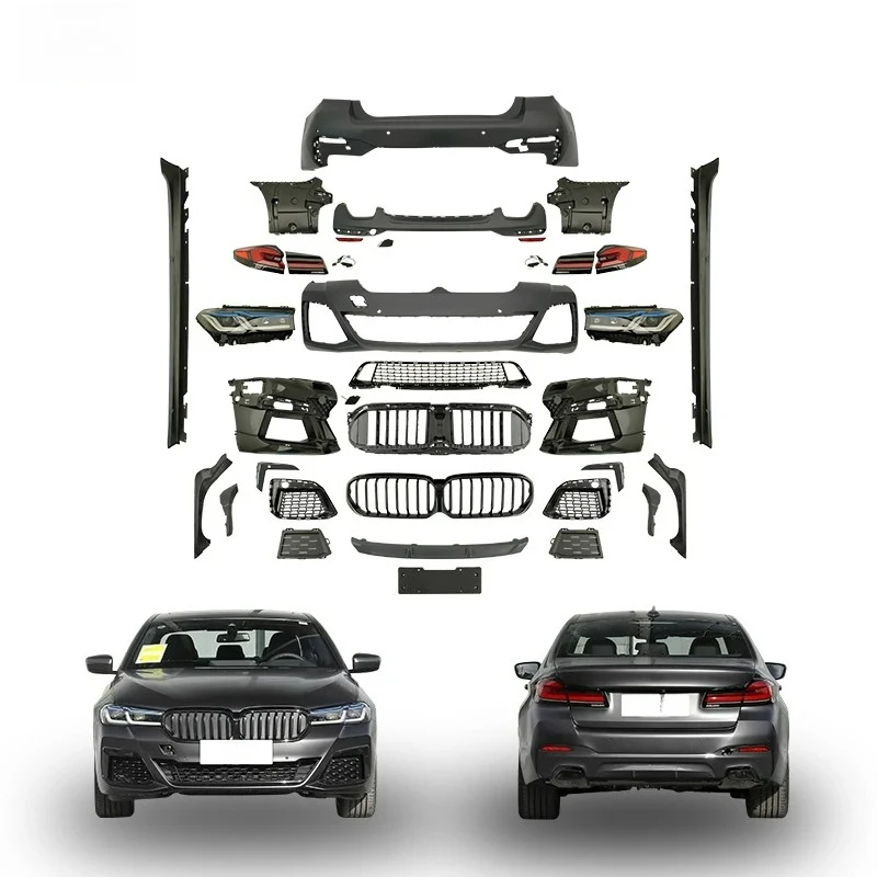 

Sport-Enhanced ForBMW 5 Series G30 Upgrade G38 MT M-tech Body Kit (2018 - 2022) PP Front Rear Bumper Grille