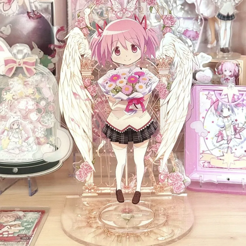 

Kaname Madoka Acrylic Stand Figure Puella Magi Madoka Magica Anime Peripherals Cute Fashion Originality Bedroom Room Decoration
