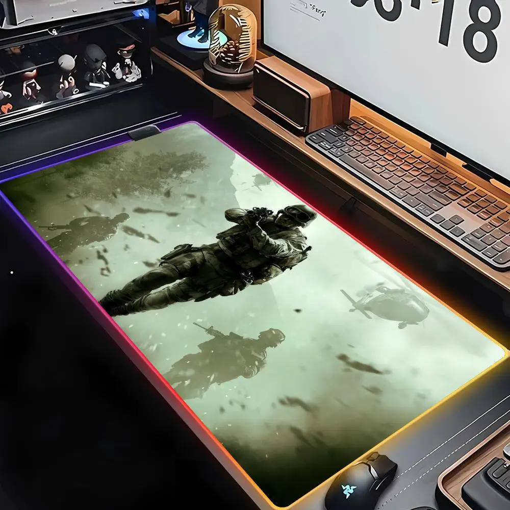 C_call of D_duty M_modern W_warfare 2 Mouse Mat Mouse INS trend Pad Anime Playmat RGB xxx Characters Related to Large Rug Mouse