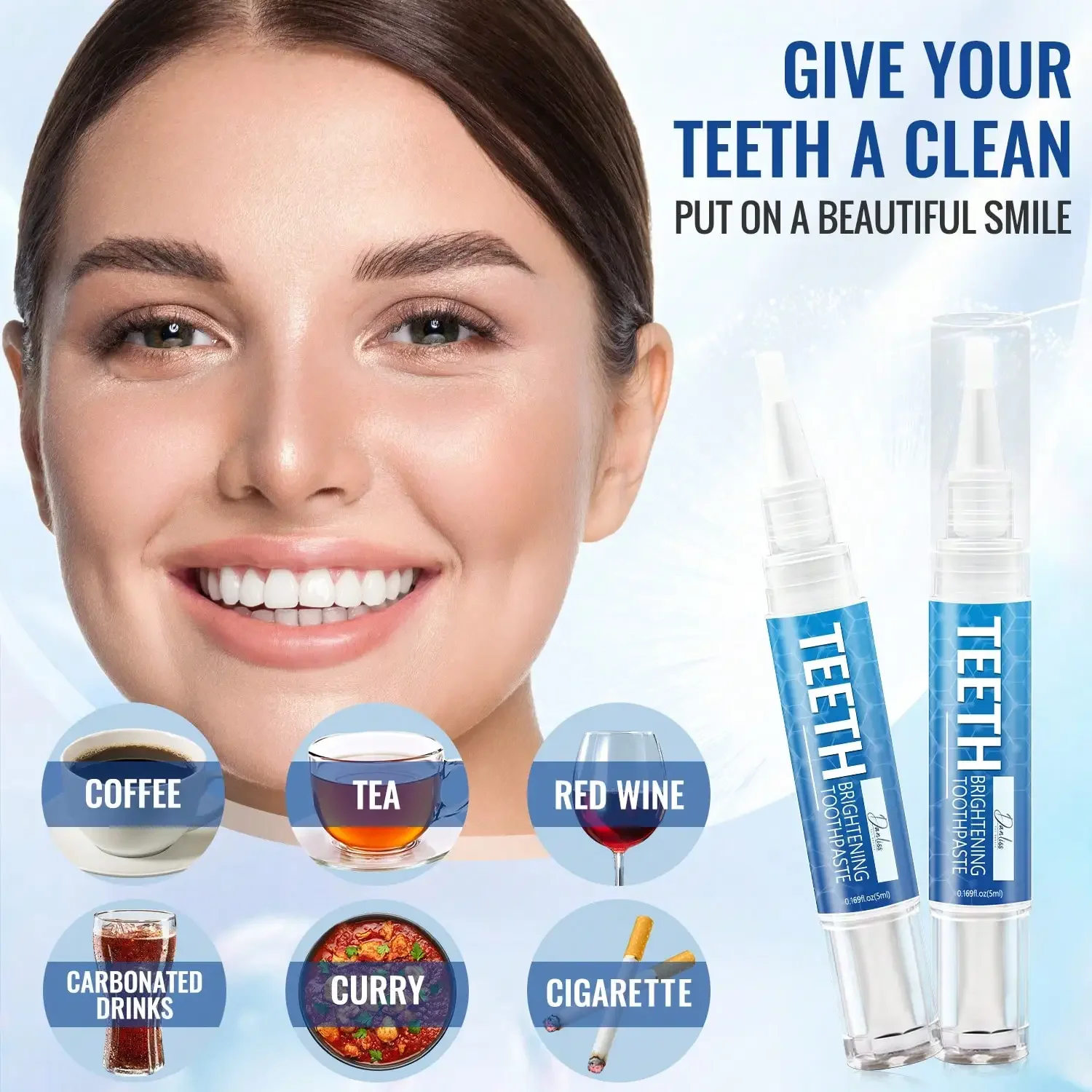 치아 미백 펜 - 잇몸을 보호하고 치아를 효과적으로 미백하며, 먼지를 제거하고 치아의 미백을 유지하며, 아름다운 미소를 선사합니다.