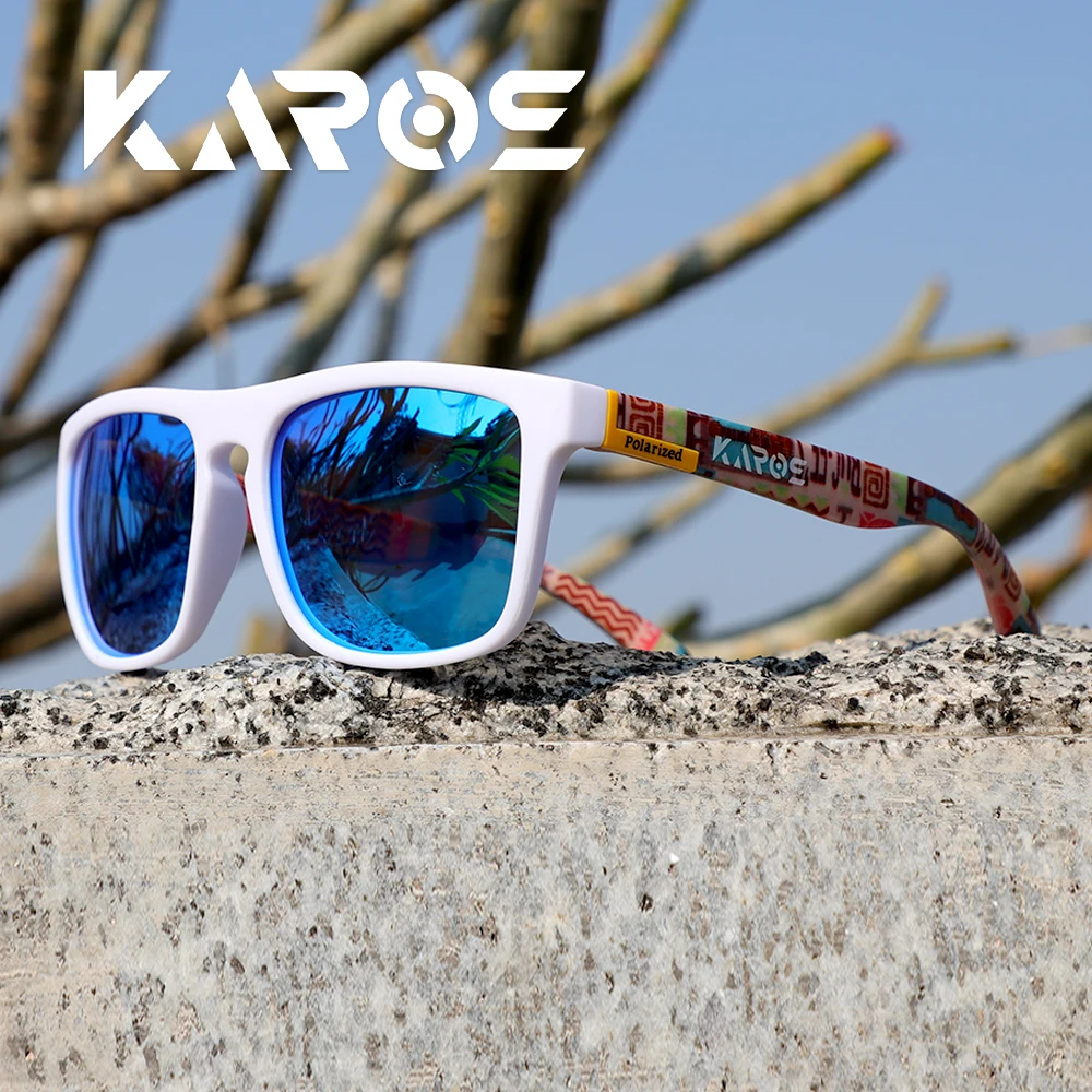 KAROS Polarisierte Sonnenbrille, Unisex, blendfreie Fahrbrille, Outdoor-Sport, Angeln, Radfahren, Reisen, Strand, UV400-Brille