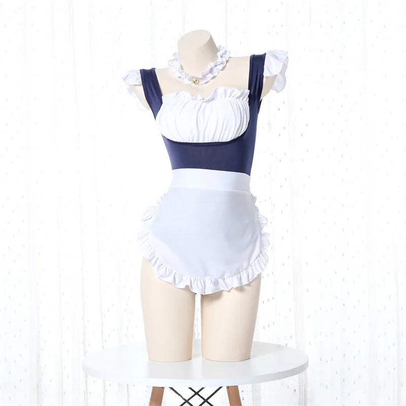 Süße Maid Mädchen Uniform Anzug Nette Unterwäsche Frauen Student Badeanzug Versuchung einteiliges Anime Cosplay Kostüm Body KOSTÜM