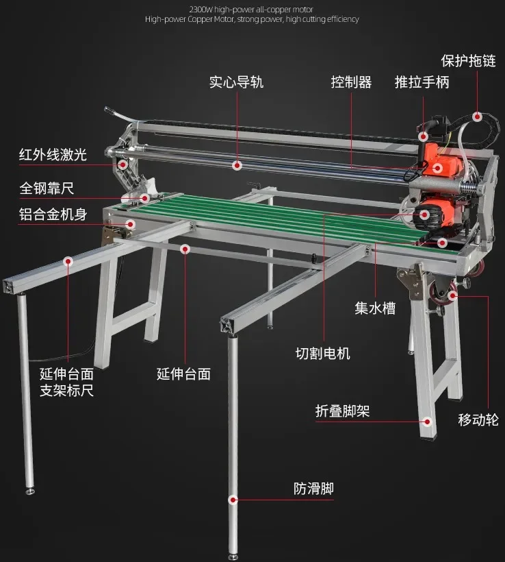 SHIJING Automatic Professional Tile Cutter Ceramic Granite Marble Waterjet Desktop Cutting Machine Good Quality Stone Machinery