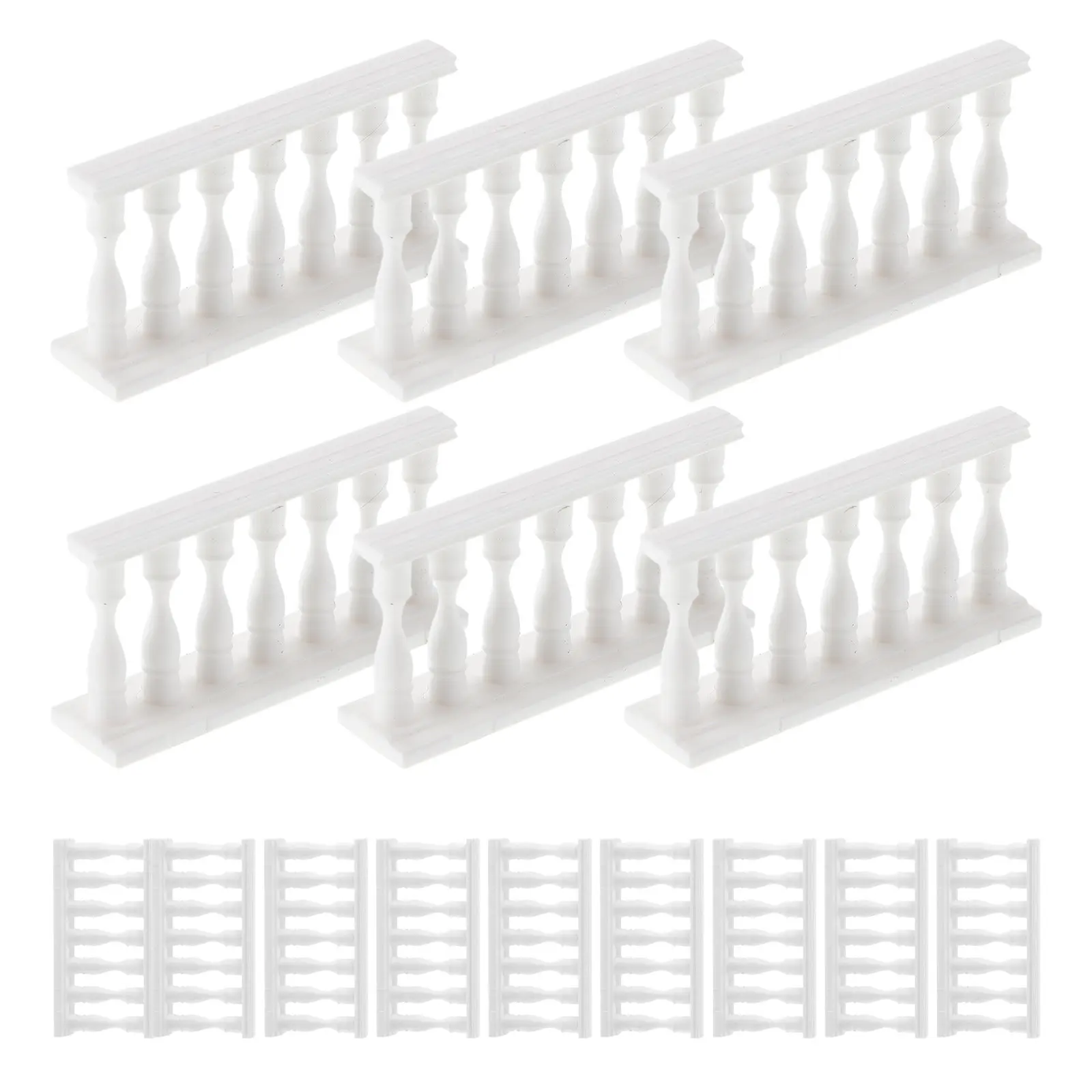 

Набор из 15 миниатюрных декоративных заборчиков из смолы для кукольного домика, сада, диорамы, поделок, белый забор-штакетник