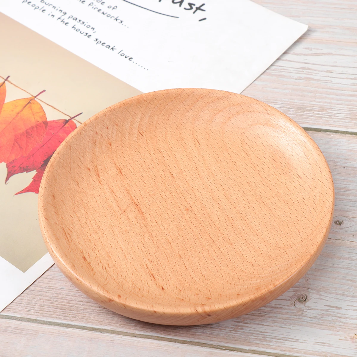 

Sushi Plates Wooden Dessert Serving Snack Dinner Platter Dinnerware Appetizers Dishes Tray Chips and Dip