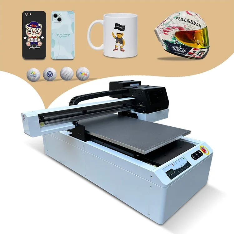 New Crystal Label Mark Impresora Cold Transfer Sticker Printing Machine 6090 LED UV Printer Flatbed DTF UV film UV DTF Printers