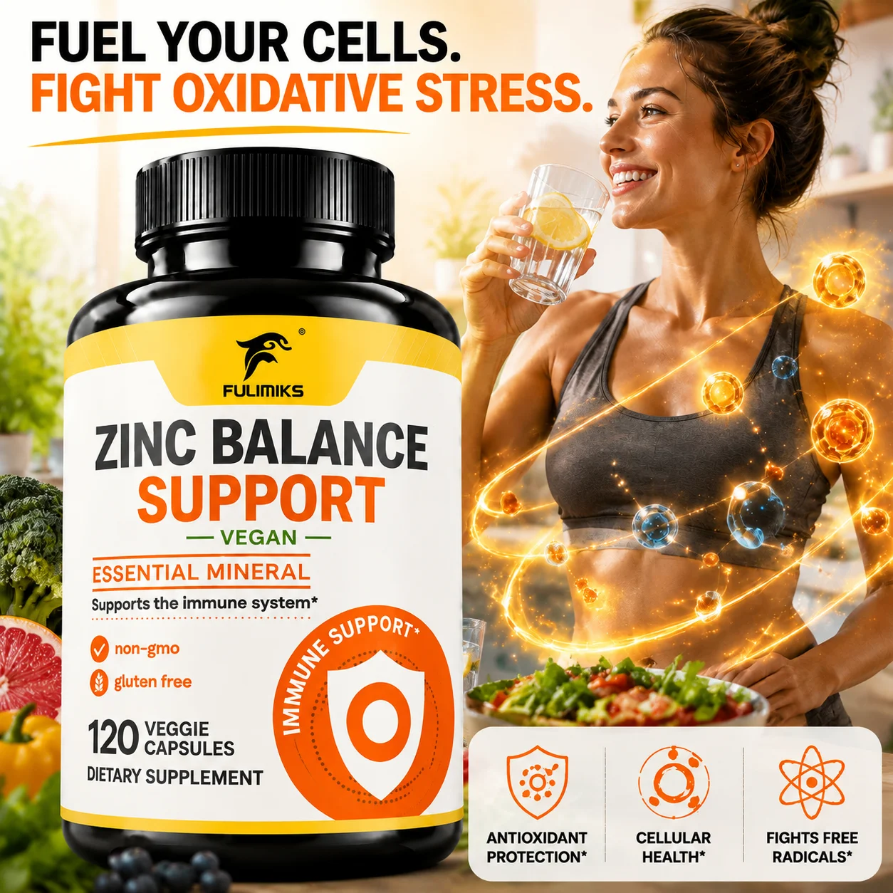 Hair Care Zinc - Цинковая добавка для баланса, клеточный антиоксидант,