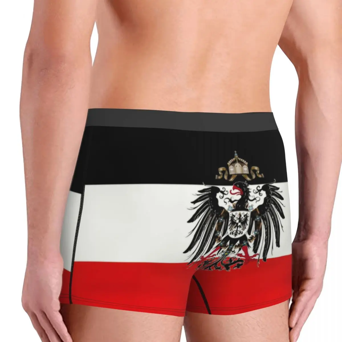 Custom Male Flag Of German Empire Underwear Germany Deutschland Germany Proud Boxer Briefs Breathbale Shorts Panties Underpants