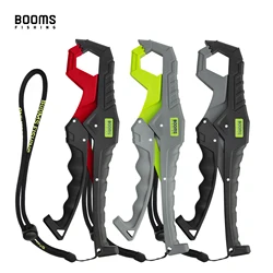 Booms Fishing Glass Fiber Fish Gripper with Lanyard Anti-Rust Anti-Corrosion Grabber Keeper Safer Crip Pliers Holder Fish Clamp