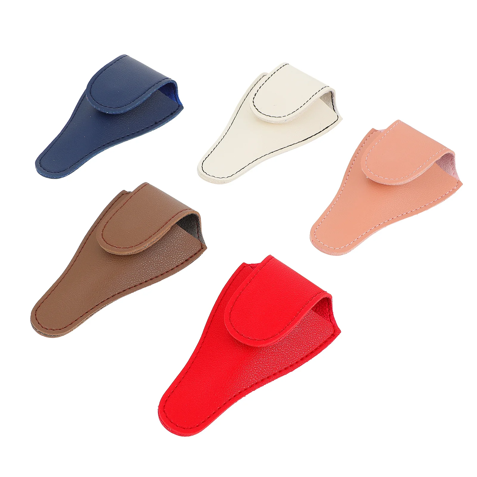 5 قطعة مقص إهاب حقيبة الثقيلة مسمار أداة حامل المحمولة أدوات للعناية الشخصية حالة مقص أنيق الحقيبة ل باديكير مانيكير