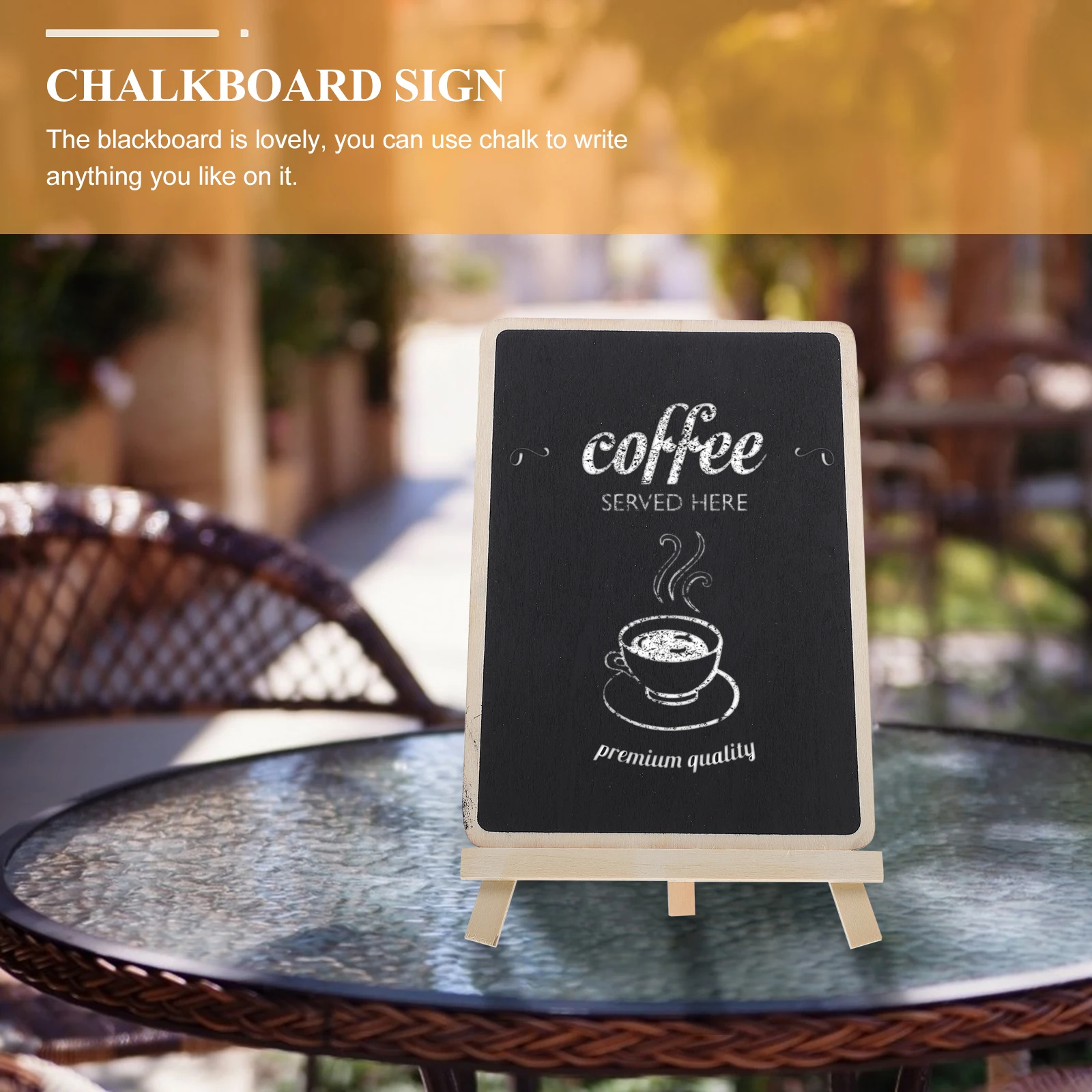 

5 шт. настольная доска меню вертикальная доска вывески для столов сообщение декоративные