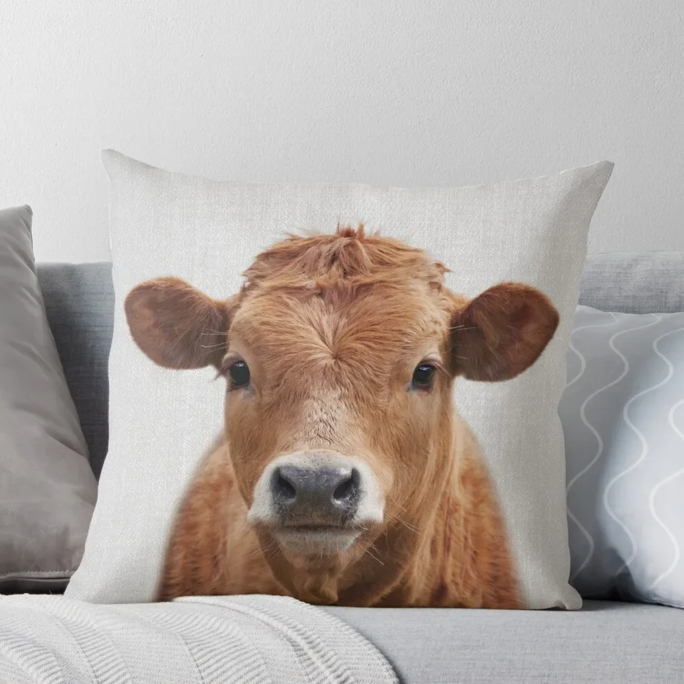 

Cow - Colorful Throw Pillow Luxury Cushion Cover Sofa Cushion Cover Decorative Cushion