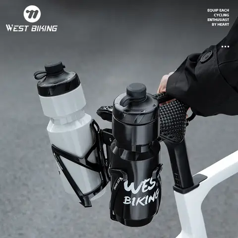 WEST BIKING 자전거 물병 케이지, 자전거 새들 익스텐션 마운트, 싱글 및 더블 병 거치대, 자전거 개조 부품