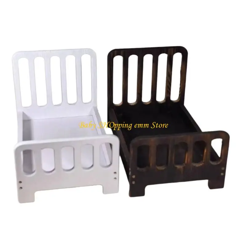 

23GD Снижение деревянной кроватки для новорожденных фотографий, снимающих детскую детскую кроватку для кроваток