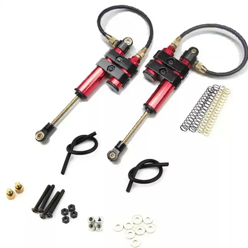RC Crawler Vehicle Metal Negative Pressure Damper 100mm Length Simulation Shock Absorber Off Road Model Car Replacement Mod