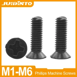 Juidolinto 10-55 Stuks Laptop Notebook Computer Schroef M1-M6 Koolstofstaal Platte Kop Phillips Cross Schroef Elektronische Reparatie Schroeven