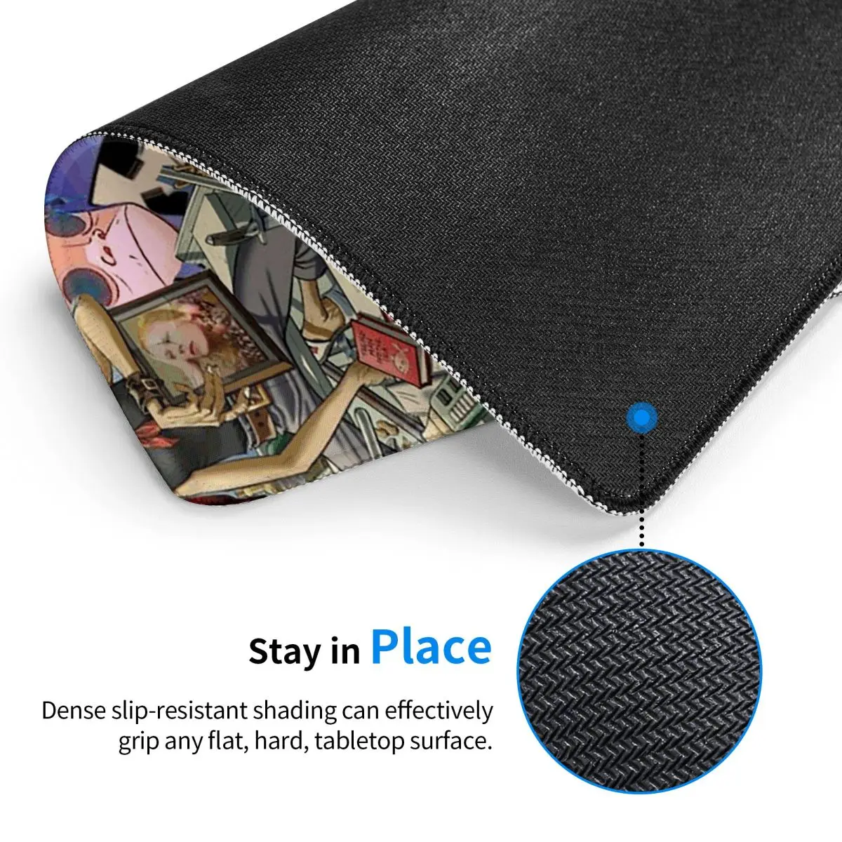Music Band Gorillaz Multi-size Mouse Pad Computer Keyboard Mouse Mat Gaming PC Laptop Desk Mat Office Accessories Table Mats