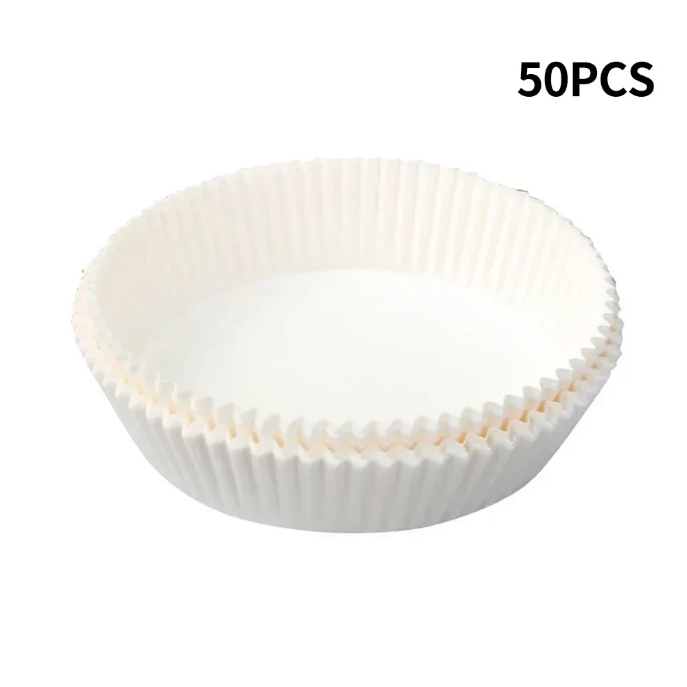 50 100pcs Air Fryer Special Paper Disposable Baking Paper Oil-proof Oil-absorbing For Household Barbecue Plate Food Oven Pan Pad