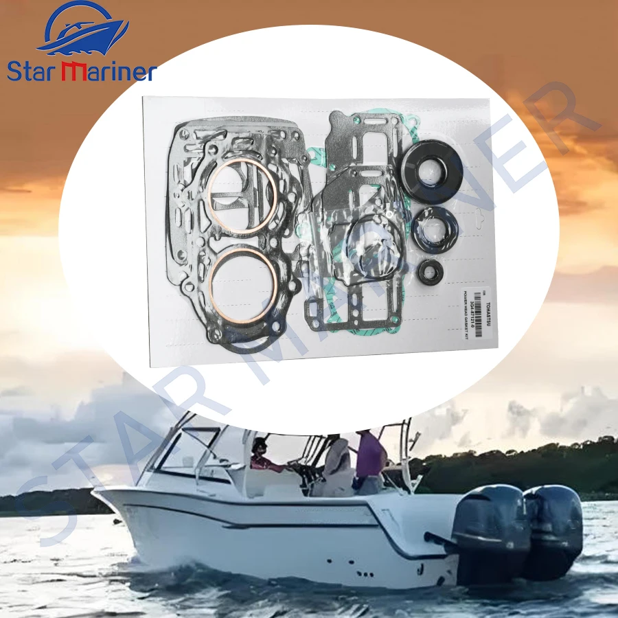 

3G4-87121-0 Outboard Engine Power Head Gasket Kit 3G4-87121 For TOHATSU NISSAN boat motor 9.9HP 15HP 18HP M18E2 MX18E2 NS15D