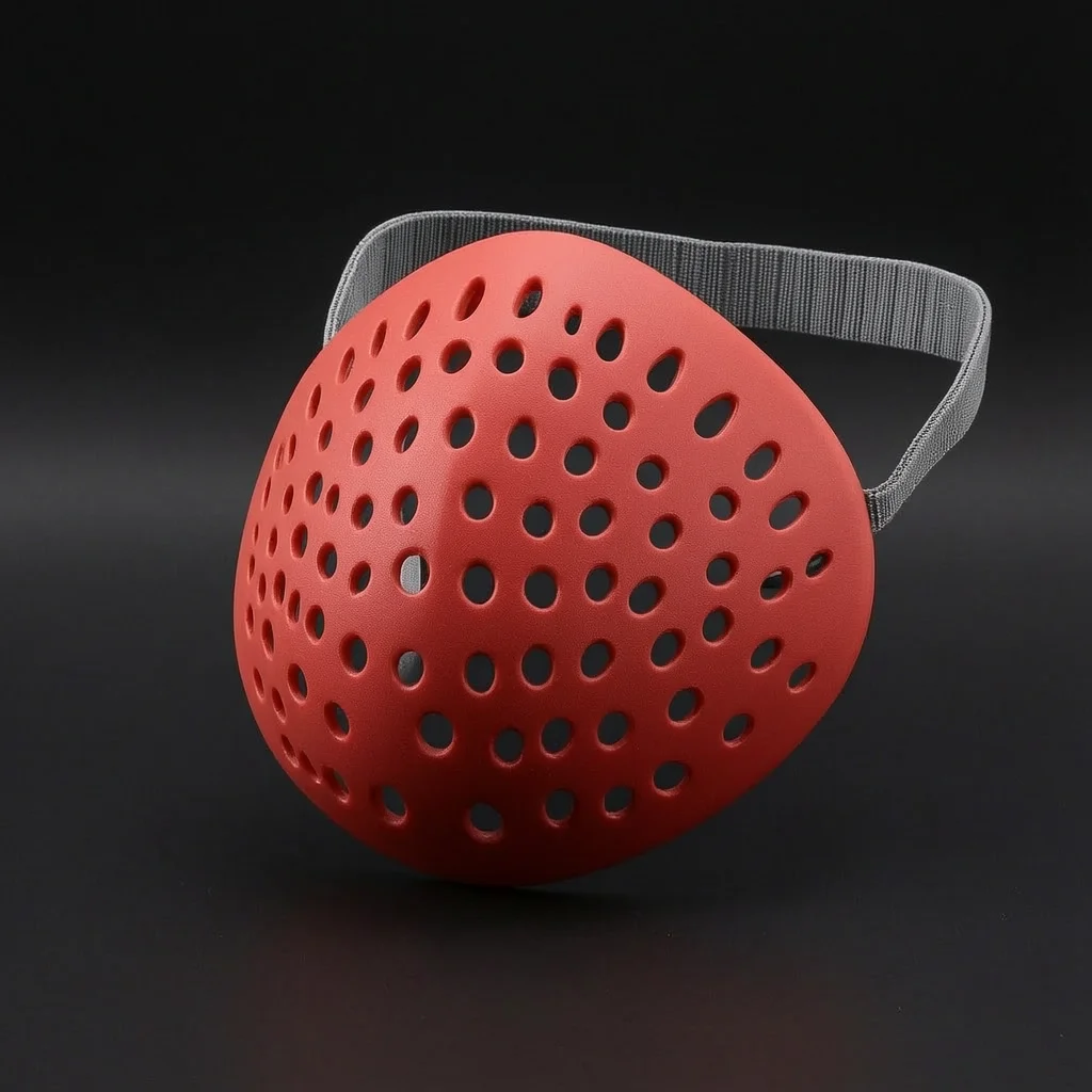 Silicone Mask Bracket - Half Face Mask 3D Spider Anime