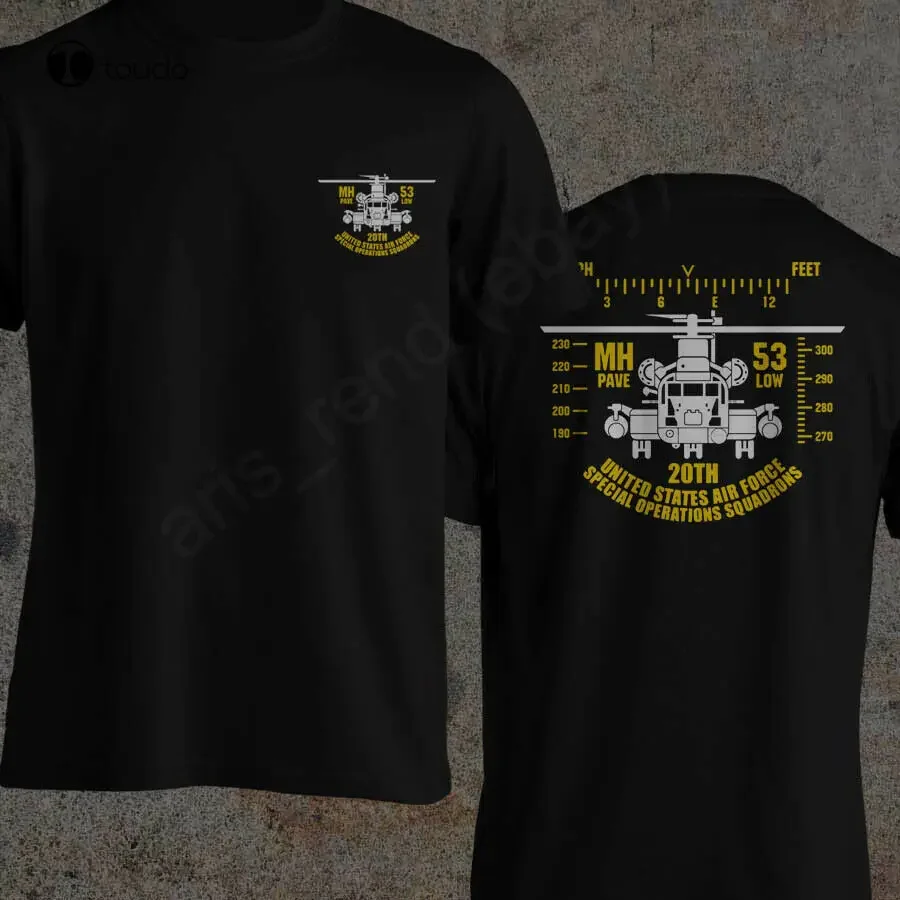 Mh53 Pv Low Helicopter Usaf Special Perations Squadrons T-Shirt