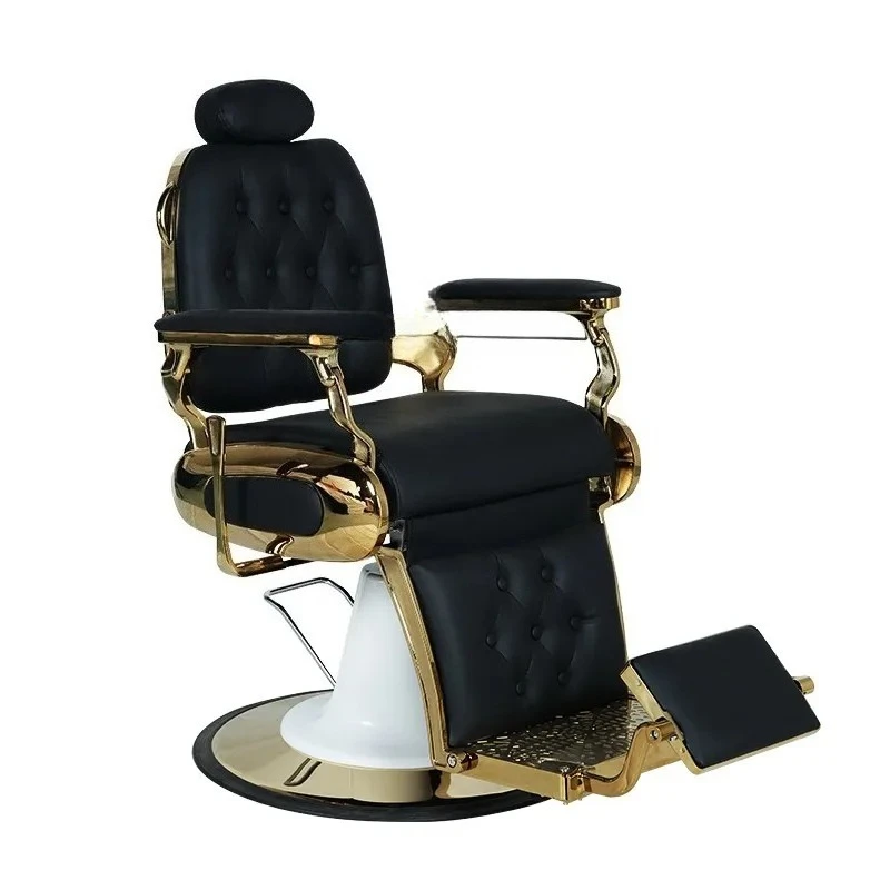 

ZC retro oil head chair can be reclined hair salon barber shop special hair shaving chair