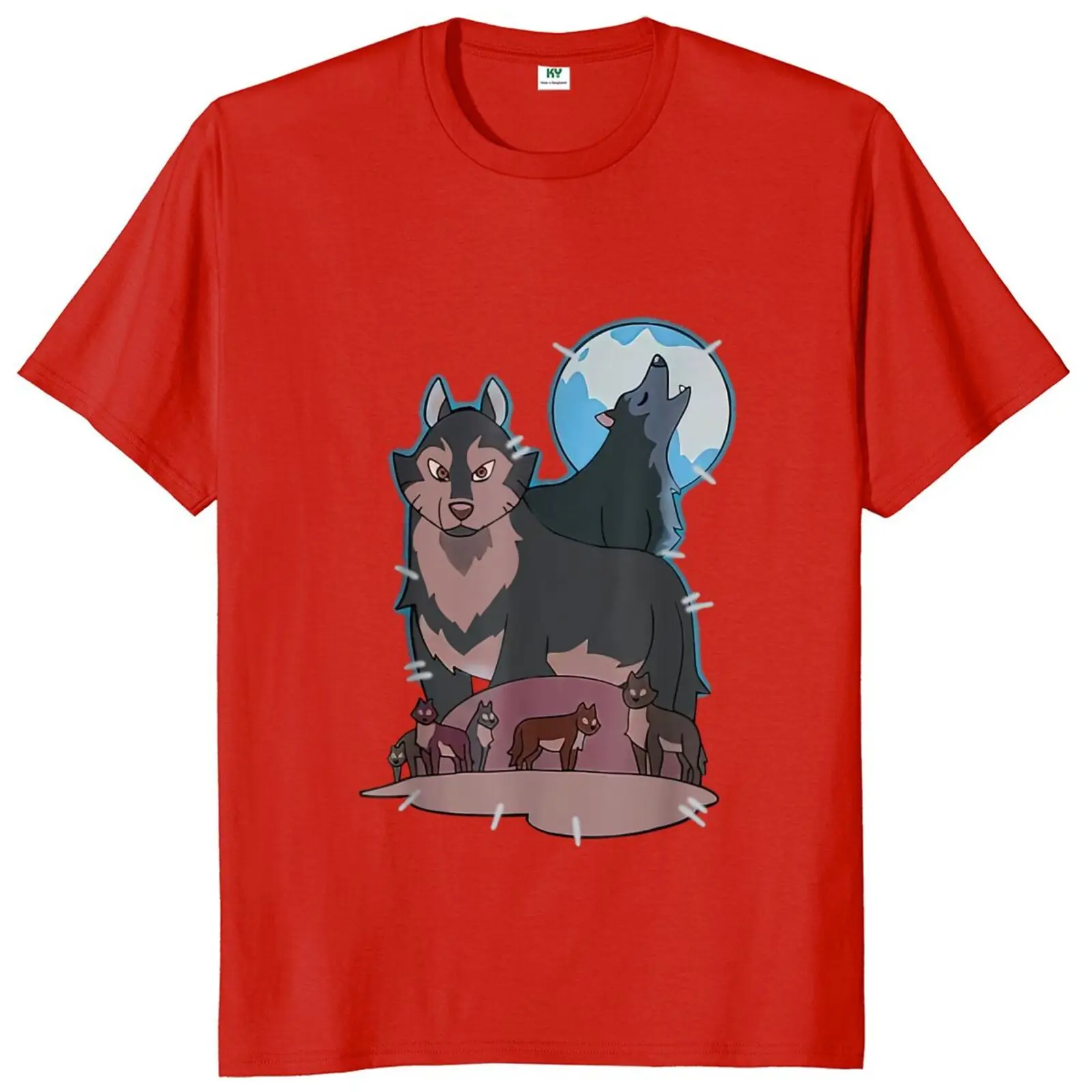 Hunter’s Wolf Owl House T Shirt American Fantasy TV Animation Series T-Shirt 100% Cotton EU Size Tops Tee