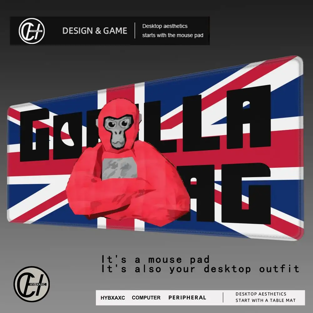

G-Gorilla Tag Game Mouse Pad Desk Mat Large Non-slip Anti-fray Keyboard Ergonomic Office Rubber PC Home Custom HYBXAXC