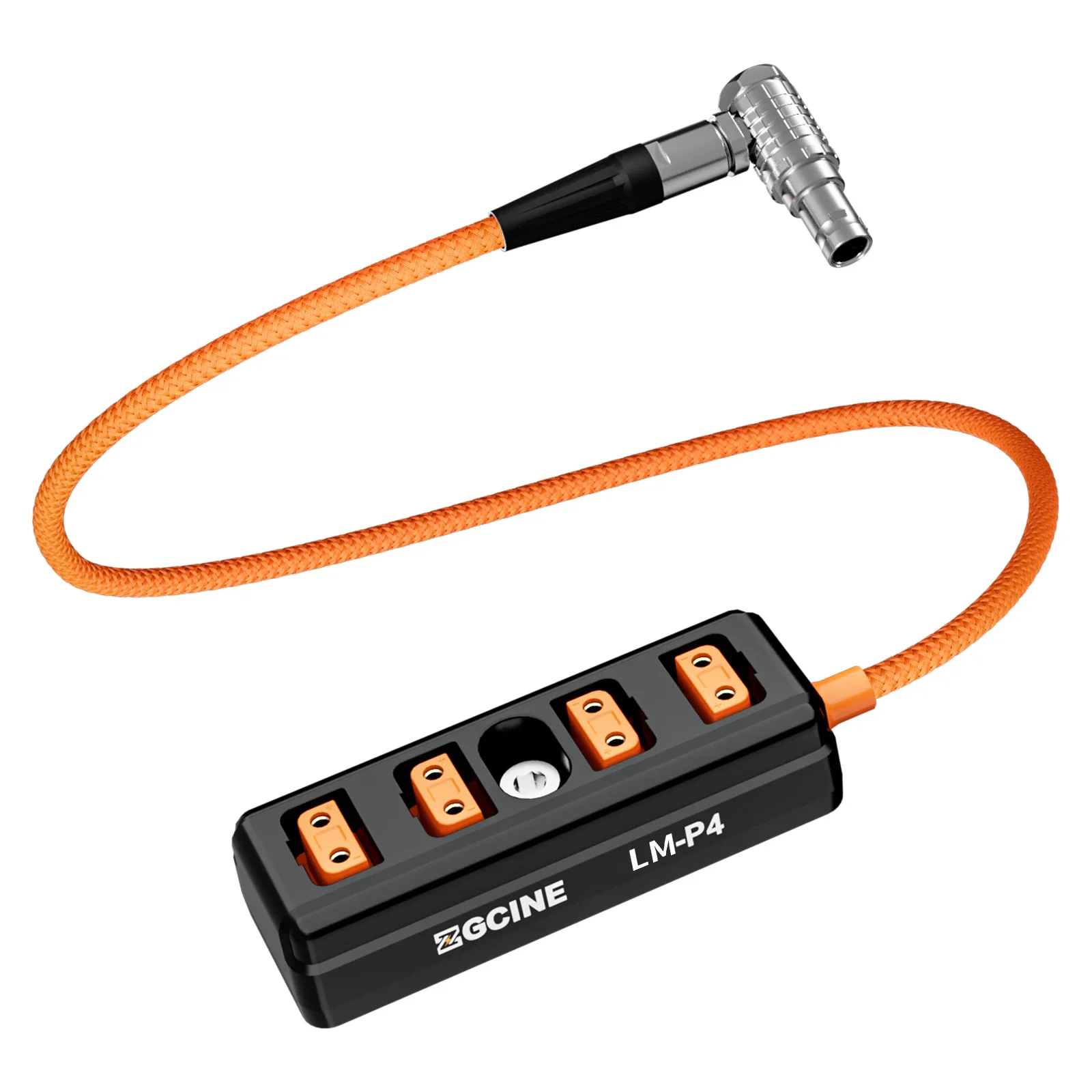 

ZGCINE LM-P4 Lemo 2 Pin Male to 4 D-tap Port Splitter Adapter Replacement for Select SONY RED ARRI Camera