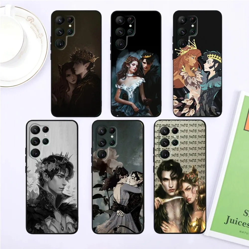 

The Cruel Prince Jude Cardan Phone Case For SamsungS24,S23,S22,S21,Ultra Pro S10,S30Plus,S9,20lite Black Cover