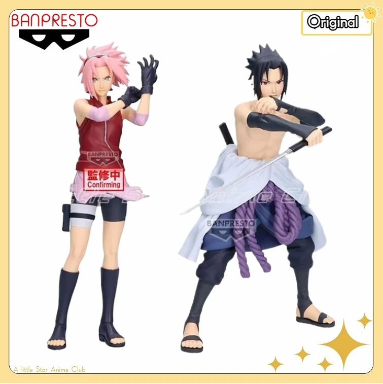 

【Предпродажа】Оригинальная фигурка BANDAI BANPRESTO Grandista Naruto: Shippūden Haruno Sakura/Uchiha Sasuke с украшениями, модель