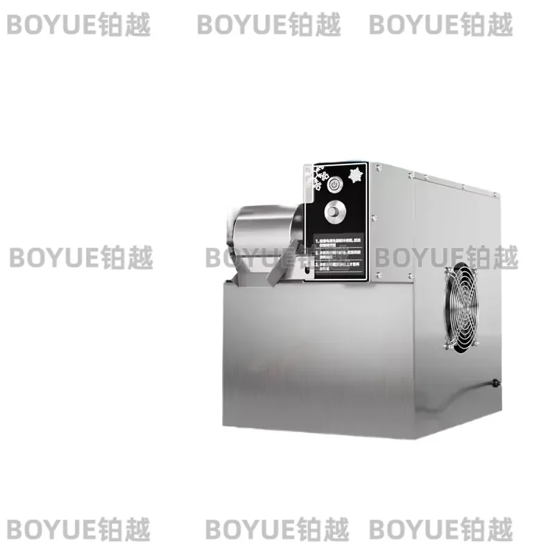 Commercial Air Cooled Snowflake Ice Maker Machine 60kg Daily Output for Bingsu Smoothie Milk Mango Shaved Ice Cream Crusher
